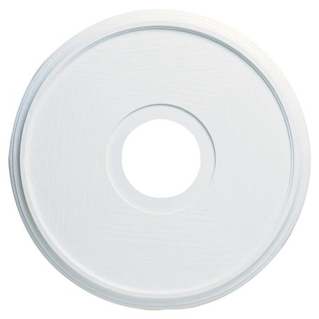 WESTINGHOUSE Ceiling Medallion 15.75In Molded Plastic, Textured White Finish 7703500